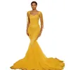 ASO EBI 2024 Żółta syrena sukienki na bal