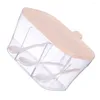 Bouteilles de rangement Cuisine Spices Sugar Condiment Conteneur en plastique Corps transparent Corps Transparent 3 slots Salt Assaisonnement rose