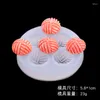 Moules de cuisson mini simulation BOULE de fourrure en silicone moule de moule inverse de sucre de sucre décoration 15-1251