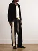 Streetwear Heren Casual broek PACHWORK -POCKETS STRIAGHT Oversized losse baanbroeken