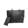 Sac à épaule à grande capacité Nouvelle Fashion Fashion Fashion Simple Commuter Messager Tot Sac Black Taps Hands Sacs