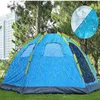 Tents and Shelters 6-8 person camping automatic tent outdoor waterproof UV resistant 2 doors 4 windows large space family party yurt tentQ240511