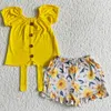 Set di abbigliamento Fashion Designer Designer Case Girls Outfit estivo Flower Cute Baby Girl Shorts Shorts Basight Lovely