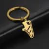 Keychains lanyards Amaxer schaatsschaatsenschaatsenschoenen Key Ring Gold Ring Gold kleur Sport Key Chains voor vrouwen Men Bag Deur Key Diy Gift Y240510