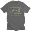 メンズTシャツは（f = mdv/dt）あなたと一緒にいるかもしれません男性のためのTシャツピュアコットン面白い物理学科学科学科学科学Tシャツ数学TシャツTシャツT240510