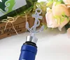 Party Favor 10pcs / lot Anchor Wine Bottle Stopper Mariage Cadeaux de mariage pour les invités avec des boîtes-cadeaux merci