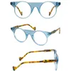 Lunettes de soleil Frames Belight Optical Fancy Design Colorful Acetate Round Shape Men Femmes Vintage Retro Prescription Eyeglasses Caxe Eyewear