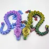 Drago di fiori di rosa stampati in 3D 30 cm Crabrimi a mano giocattoli di agitazione congiuntamente per lo stress autismo mani divertenti per bambini figure per bambini decorazioni giocattolo per ufficio ornamento 090