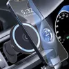 Magsafe Car Phone Téléphone Magnetic Car Mount Prise en charge du support mobile en voiture pour iPhone 15 14 13 12 11 Samsung Xiaomi Magnet