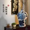 Vaser blå och vit porslin vas keramisk dekoration blomma arrangemang kinesiska vardagsrum golv ingång konstnärlig