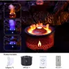 Neue Art von Flammenbefeuchter, Haushaltshoch -Nebel -Desktop -Mini -Aromatherapie Hine, multifunktionaler Fernbedienung Diffusor