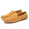 Suede Leather Man Loafers Luxury Casual Shoes For Men Boat Handmade Slipon Driving Man Moccasins Zapatos 240509