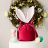 Großhandelstasche Süßigkeiten Dekoration Kordelstring Geschenk Eimer Veet Bunny Osterkorb