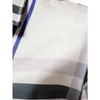 2023 Autumn Mens Shirt Casual veelzijdige streep Geplaid Polo kraag lange mouw shirts 240507