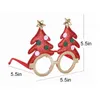 Party Decoration Lunes de Noël Novelty Long Antler Horn Horn Eyeglasses Frame Po Prop Photor accessoires Accessoires de vêtements pour le festival