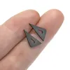 Stud Earrings Kinitial Stainless Steel Women Geometric Jewelry Irregular Triangle Math Teacher Gift