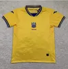 21 22 Jerseys de football pour hommes de l'Ukraine Zinchenko Konoplyanka Malinovskyi Yarmolenko Home Football Shirts à manches courtes