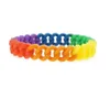 Силиконовый радужный браслет 13 Дизайн ЛГБТ -вечеринка в пользу красочных браслетных браслетных браслетов DHL бесплатная доставка S S