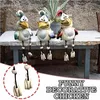 Party Decoration 3PCS Funny Chicken Fence Statues Waterproof Planter As A Gift For Children And Also Suitable Patio
