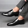 공식 신발 남성 옥스포드 신발 특허 가죽 이탈리아 브랜드 웨딩 신발 남성 로퍼 Zapatos de Hombre de Vestir 캐주얼 부티 damsk970979