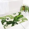 Carpets Green Plant Vine Bath Tapis tapis Soft Tufting Nordic Living Room Dec Taps Creative Balcon Entrée de salle de bain Paillidre Poiglet