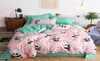 Designer Bed Comforters Set Winter 4st Bäddsuppsättningar Designer Bekväma hemtextiler Däcke Cover Pillow Case Bedding Sheet5611739