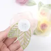 Fleurs décoratives 1PCS 5,5 cm faits à la main DIY 3D Organza Camellia Broche Fleur Robe de mariée ACCESSOIRES