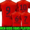 Jerseys de futebol Kane SANE 2023 2024 2025 Camisa de futebol 23 24 25 Musiala Goretzka Gnabry Bayerns Munique Camisa de Futebol Men Kits Kits Kimmich