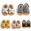 Citgeett Summer 018m Baby Girl Shoes Flats Sandals Sandals Soft Sole Antislip First Walker 240509