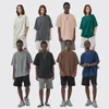 Herren Kleidung übergroße T-Shirt 100% Baumwoll-T-Shirt Hersteller Streetwear Hip Hop Blank Säure Waschmittel Custom Vintage T-Shirts 240511