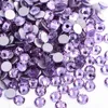 14400pcs Bulk Bulk Wholesale Violet non fissa non pietra glitter nail art cristalli di diamanti per undici per le unghie incantesimi 240426