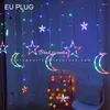 Украшение вечеринки рождественские светодиодные светодиодные струны для дома на открытом воздухе рождественские принадлежности