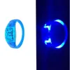 Контролируемый светодиодный силиконовый звук Sound Favors Light Bracelet Actived Glow Flash Brangle Bringle Gift Свадьба на Хэллоуин Рождество