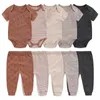 Ensembles de vêtements Baby Girl Suit à ajustement serré + Pantal