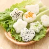 Baking Moulds Press Maker Sushi Mould Cartoon Shape Japanese Onigiri Rice Ball Bento Gadget Machine Kitchen Accessories Tool