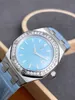 Aaip Watch Luxury Designer Pick Up Millennium Series Quartz Diamond Womens orologio 67601st ZZ D034CR 01