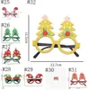 Óculos de cláus santa árvore natal natal óculos de foto decoração de partidos de partida 40 projetos opcionais