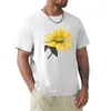 T-shirt de fleur jaune pour hommes pour un garçon t-shirts blancs coutumes blancs hommes