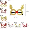 Claus Lunettes Santa Tree Christmas Xmas Eyeglass Photo Prop Party Decoration Supplies 40 Designs Facultatif