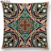 Pillow Boho Paisley Mandala Decorative Pattern Persian National Style Geometry Floral Stripe India Cover Colorful Case