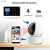 Systèmes d'alarme Système d'alarme de sécurité Tuya ALARME WIFI ALARME GSM GSM ALARME DE CHALLER Utilisé pour la télécommande de l'application SMS du bureau à domicile travaillant avec Alexa WX