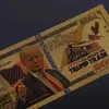 Banknote Trump 45th Président 2024 Donald of American Gold Foil Bill US Dollar Bill Fake Fake Money Party Supplies