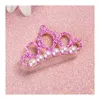 Odzież dla psa PET MAŁY Crown Hair Clip Pearl Christmas Barrettes Pins for Dogs Careing