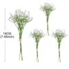 Dekorativa blommor 6/4/2 Gunch Rustik Artificial Flower White Gypsophila Babysbreath Interspersion Deco For Home Table Wedding Floral