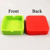 Temperaturgummi Portable High World Silicone Resistant Square Design Ashfray Eco-vänliga mjuka grossist FY4212 JY21