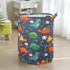 Sac à linge Practical Dirty panier rond Bodet seau pliable pliable Tof Tof Toys Stries Vêtements Organisation