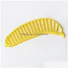 Outils de légumes de fruits de cuisine gadgets en plastique banane trancheuse salade cutter cuit de cuisson coupe hachin trop gouttes