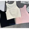 Женские майки Tops Tee Ltaly Milan New Womens Designer Designing Vest Vest милый камизол для вечеринки укороченная йога
