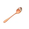 Spoons 1/2PCS Creative Spoon Weight: 25g Size: 15.1 3.4 0.25cm Ins Style One Piece Small And Portable Dessert Kitchenware