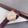 Aaip Watch Luxury Designer 38 Section 27 mm Millennium Rose Gold Original Diamond Manual Mechanical Womens montre